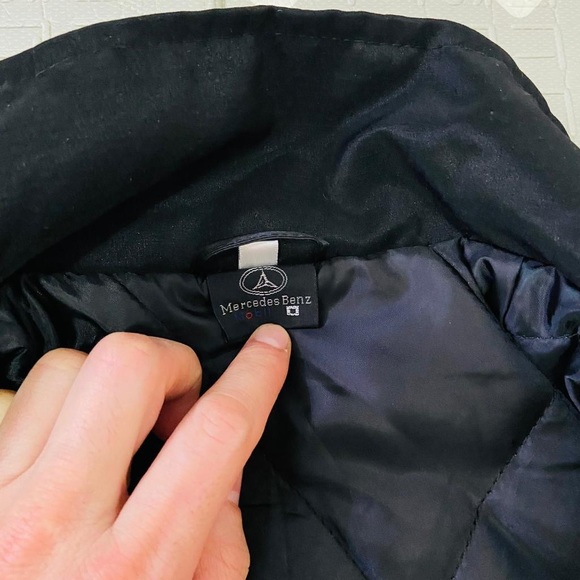 Vintage retro Mercedes Benz mclaren F1 nascar embroidered racing graphic jacket - Picture 10 of 11